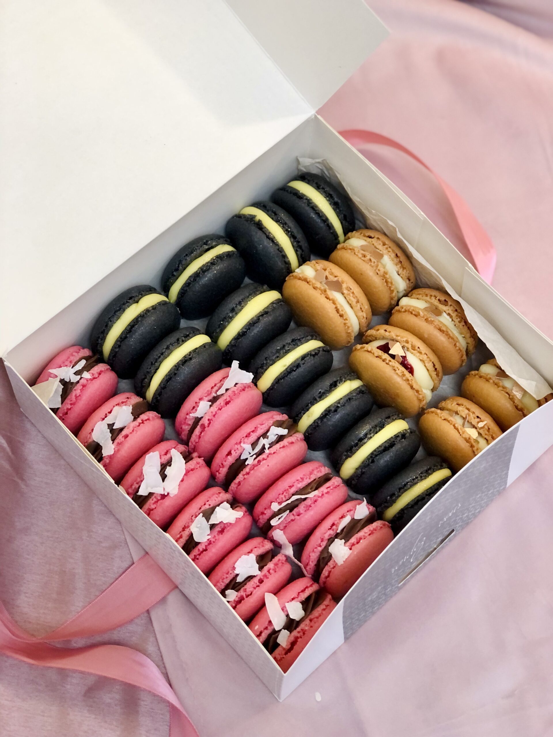 Cutie cu macarons 
